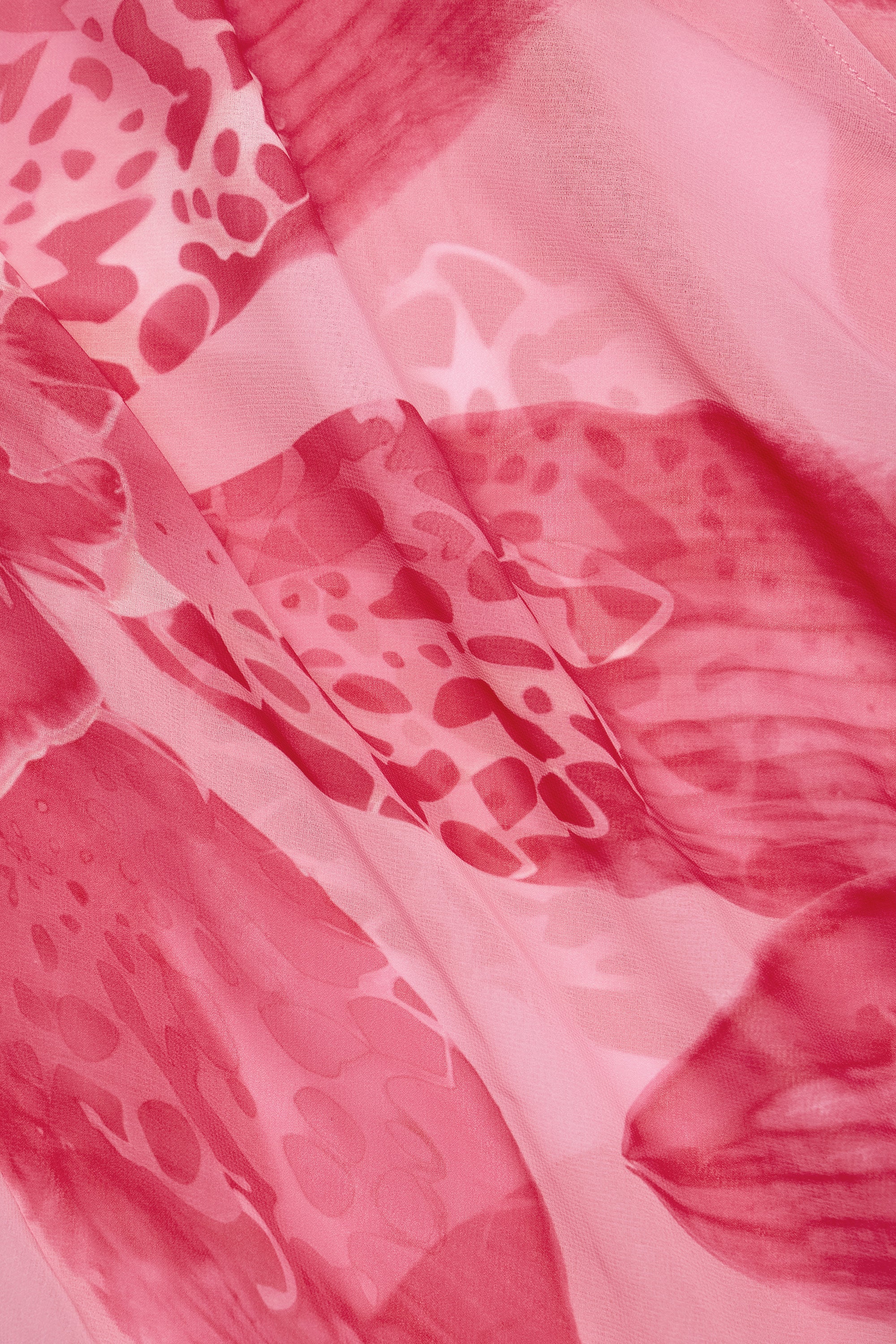  Cowl-Neck Hardware-Detail Maxi Dress in Pink Orchid Print、mySite、sugarbowlscore