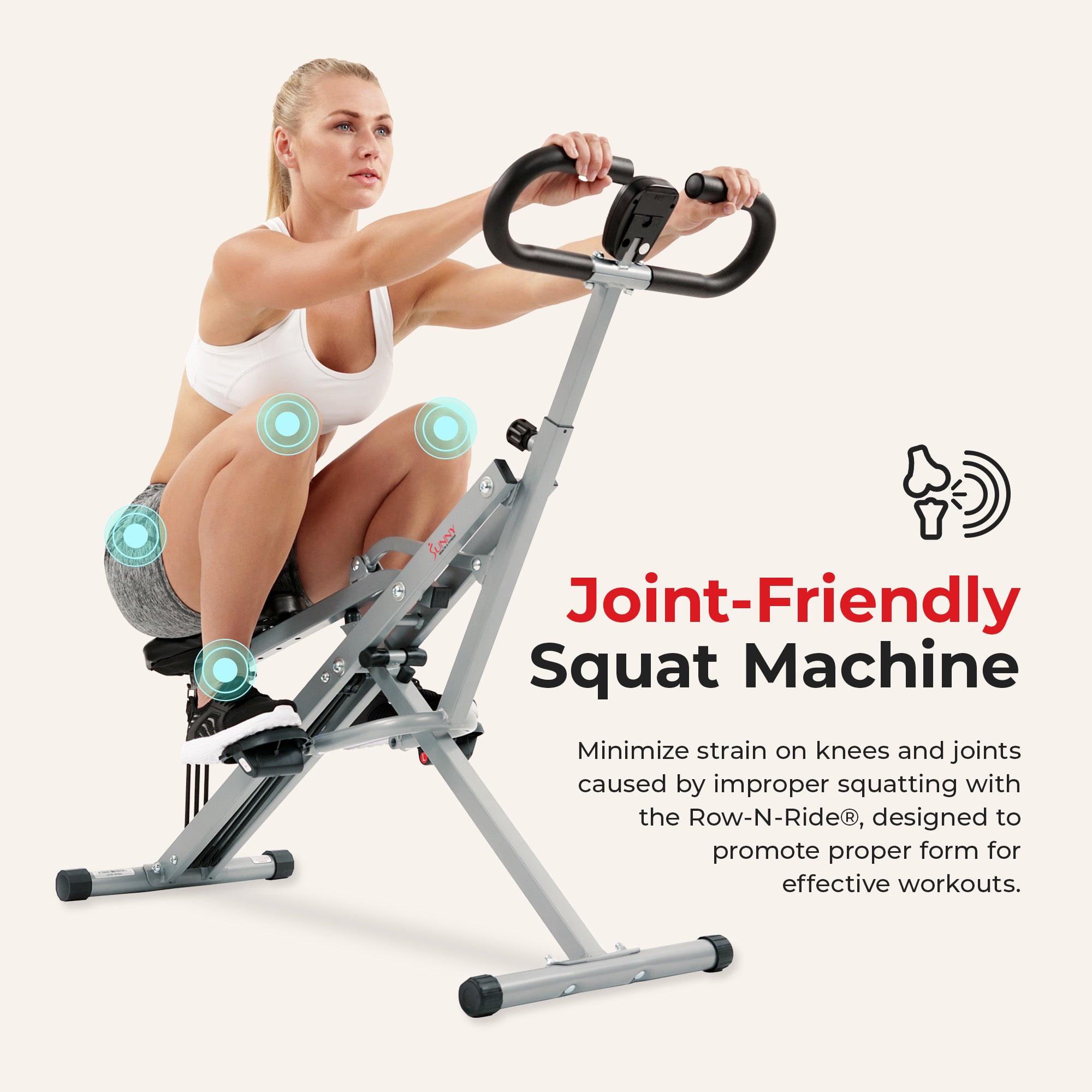  Upright Row-N-Ride® Squat Assist Trainer Machine for Abs and Glute Workout、mySite、ghnorth