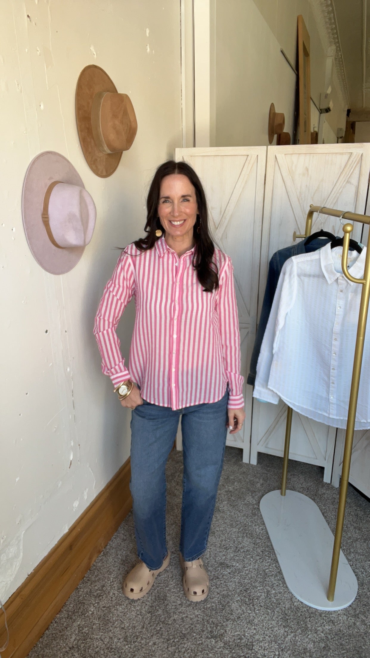 Dylan Striped Taylor Button Down、mySite、garagedoors4me