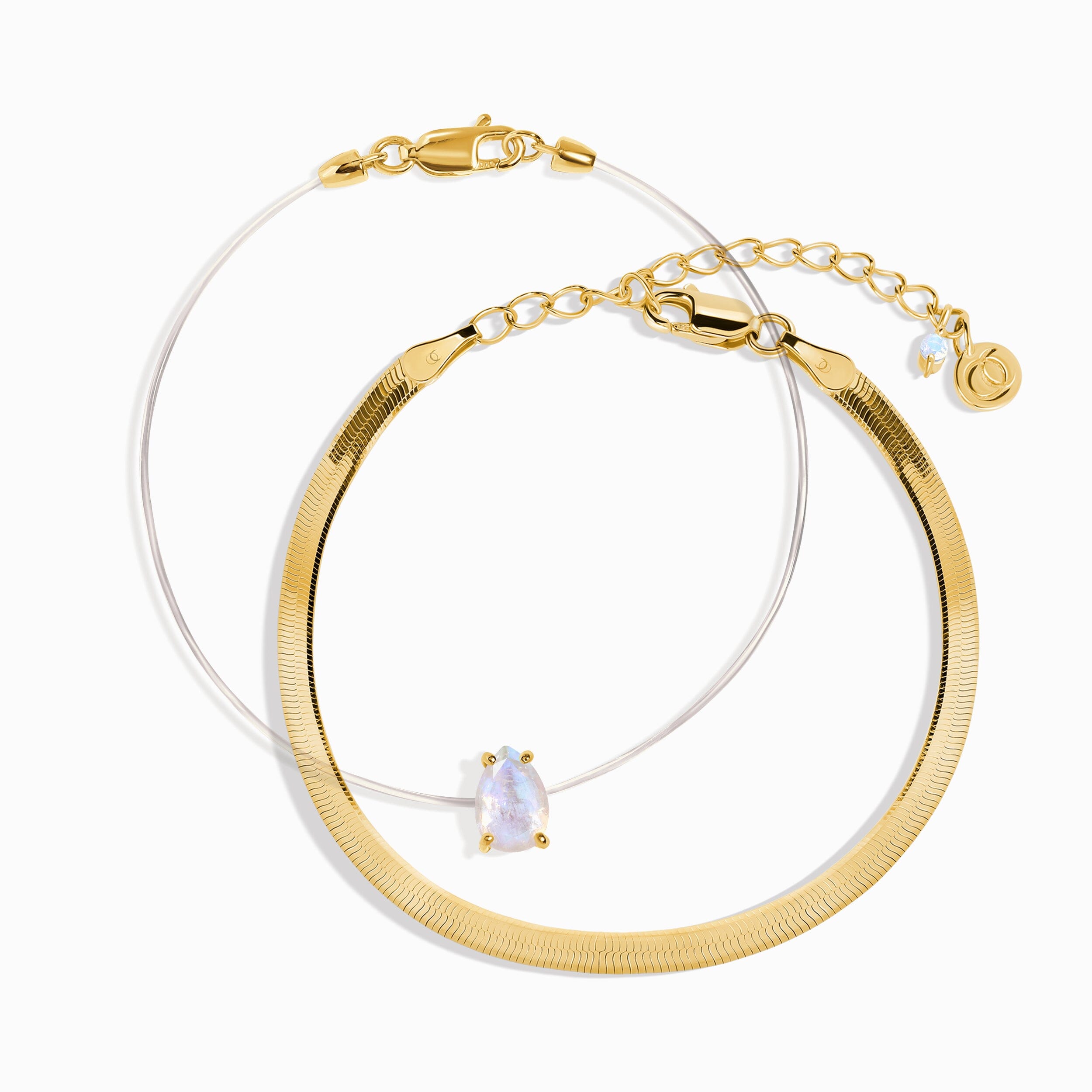 Moonstone Bracelet Stack - Floating Energy、mySite、hinf8tx79