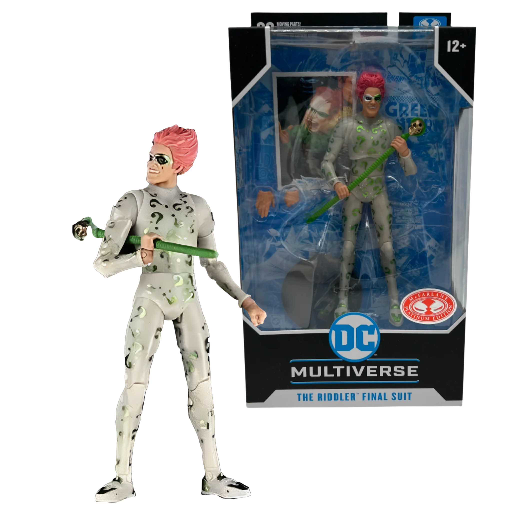 DC Multiverse Red Platinum Label Batman Forever Movie The Riddler (Final Suit)、mySite、hgirdovlk