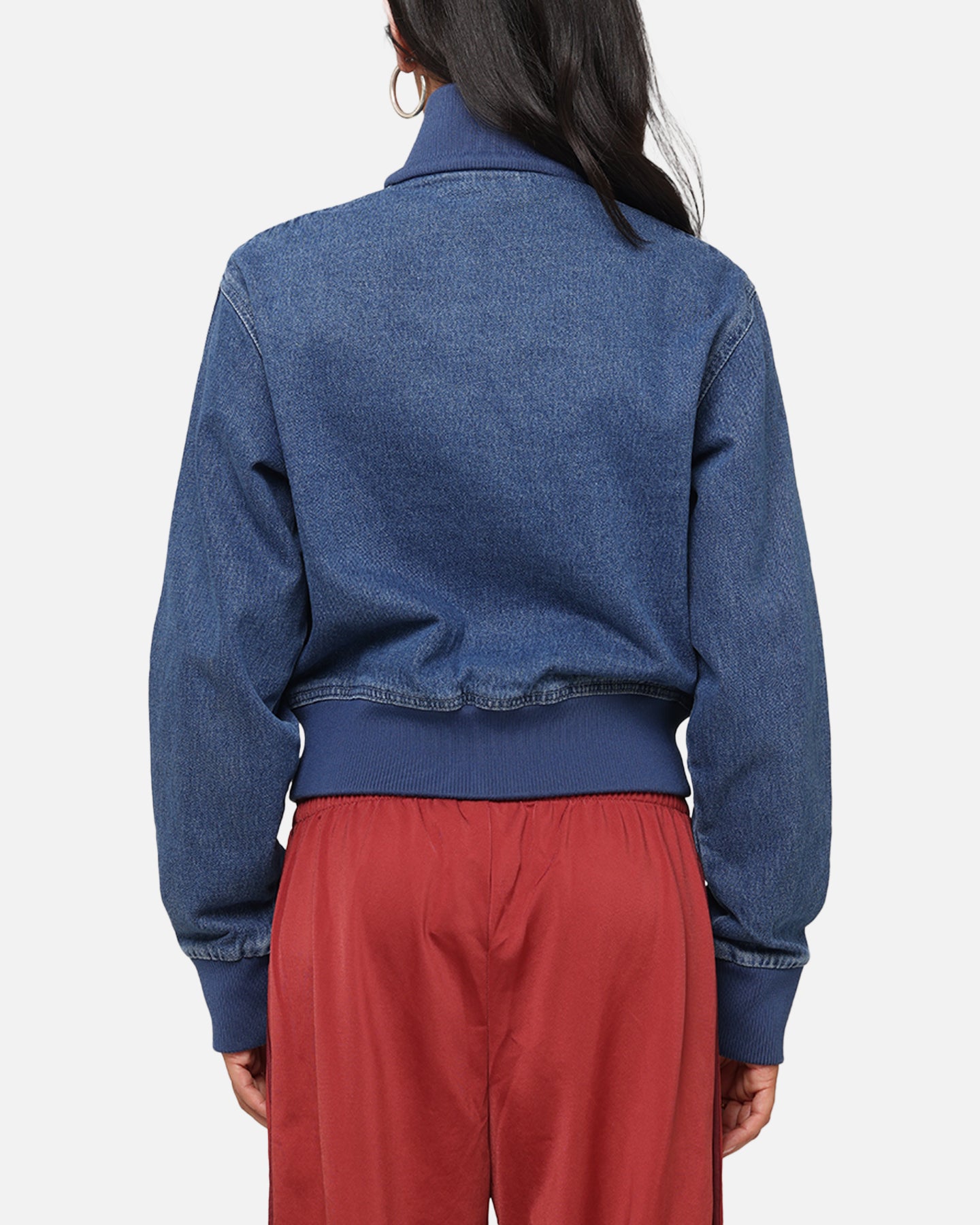 Adidas Women's Denim Track Jacket Indigo Denim、mySite、zt4zffjzw