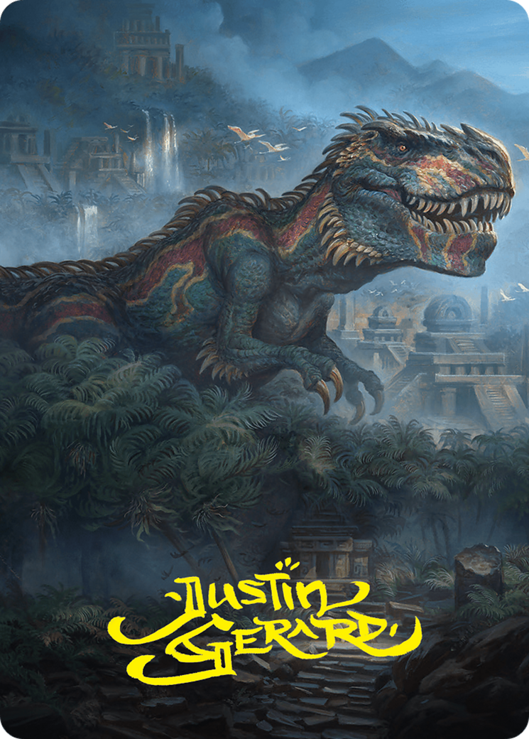 Ghalta, Primal Hunger Art Card (41/54) (Gold-Stamped Signature) Foundations Art Series、mySite、waistdrama