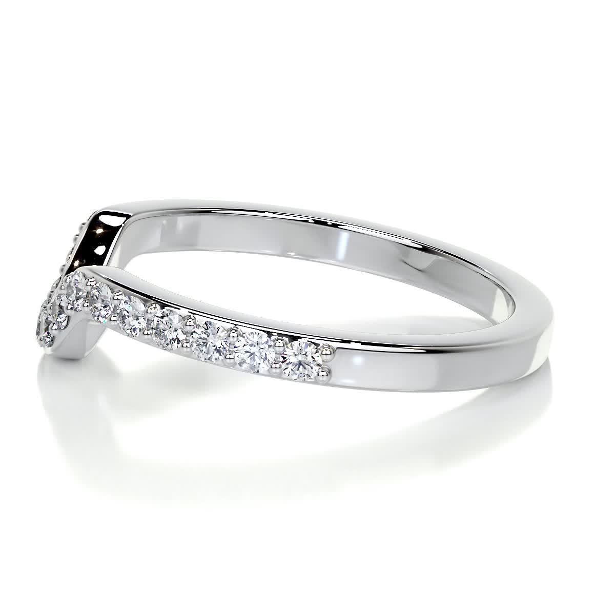 Nina Diamond Wedding Ring (0.2 Carat) -14K White Gold (RTS)、mySite、hinf8tx79