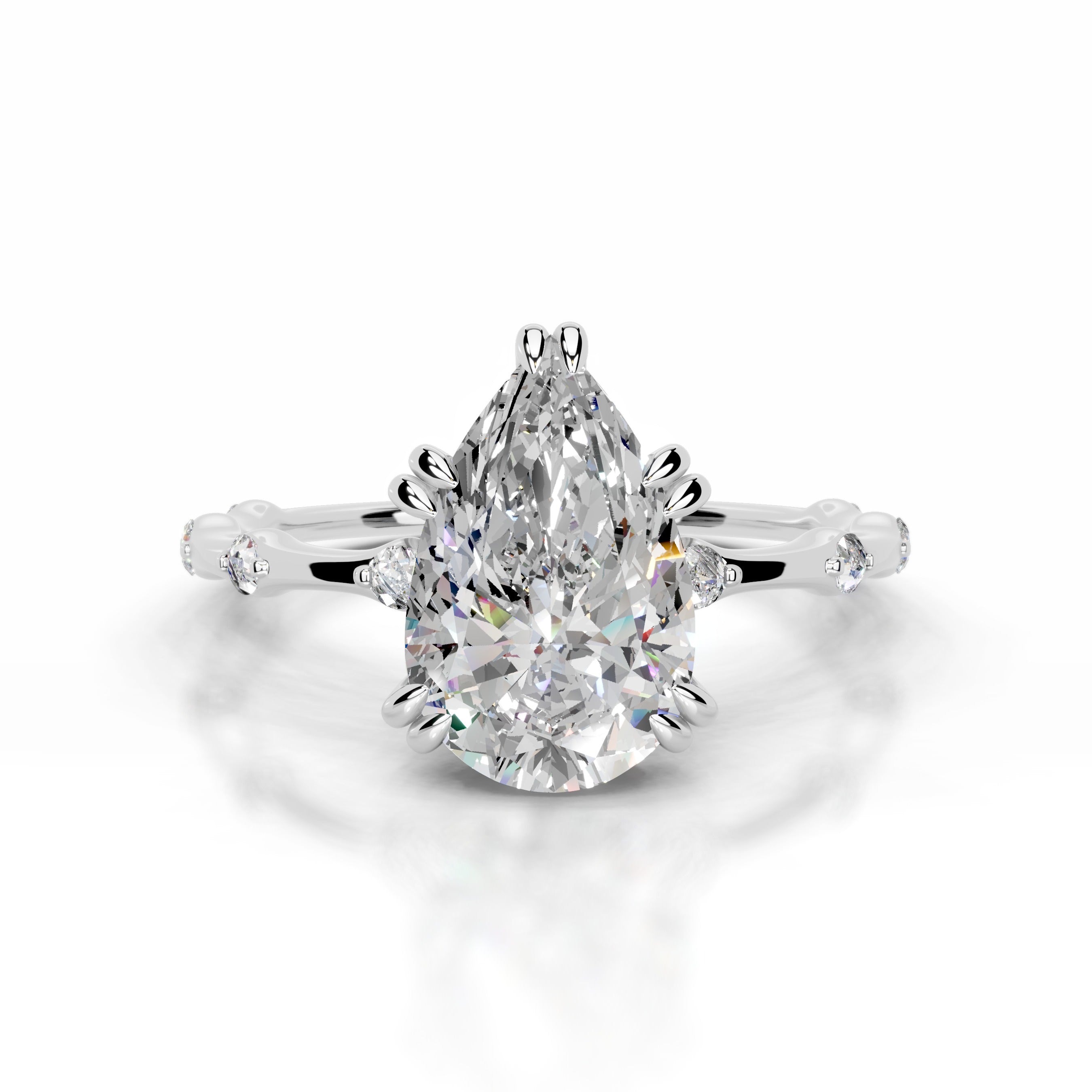 Wilma Moissanite & Diamonds Ring - Platinum、mySite、hinf8tx79