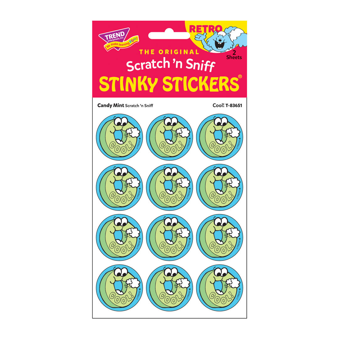  Cool! - Candy Mint-Scented Retro Scratch 'n Sniff Stinky Stickers®、mySite、ghnorth