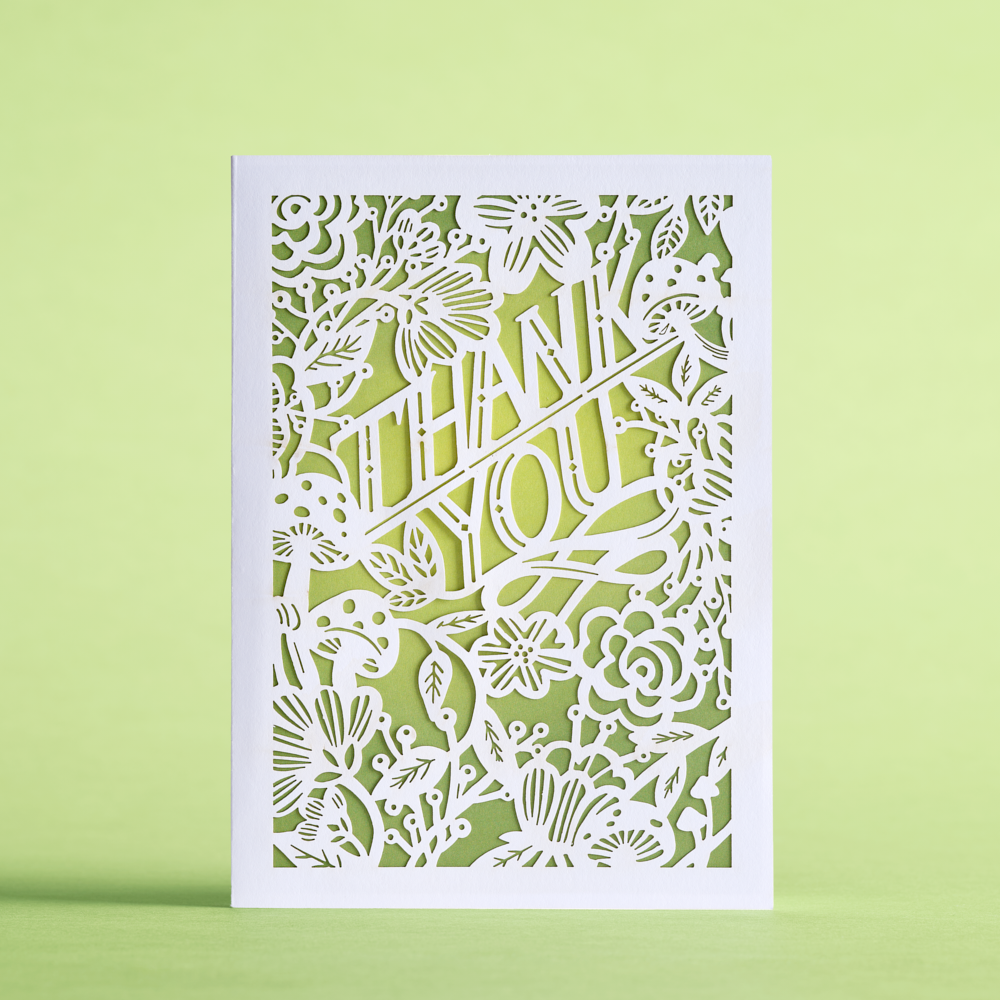 Flora Fauna Thank You: Lovepop Moments™ Card、mySite、solidvoid