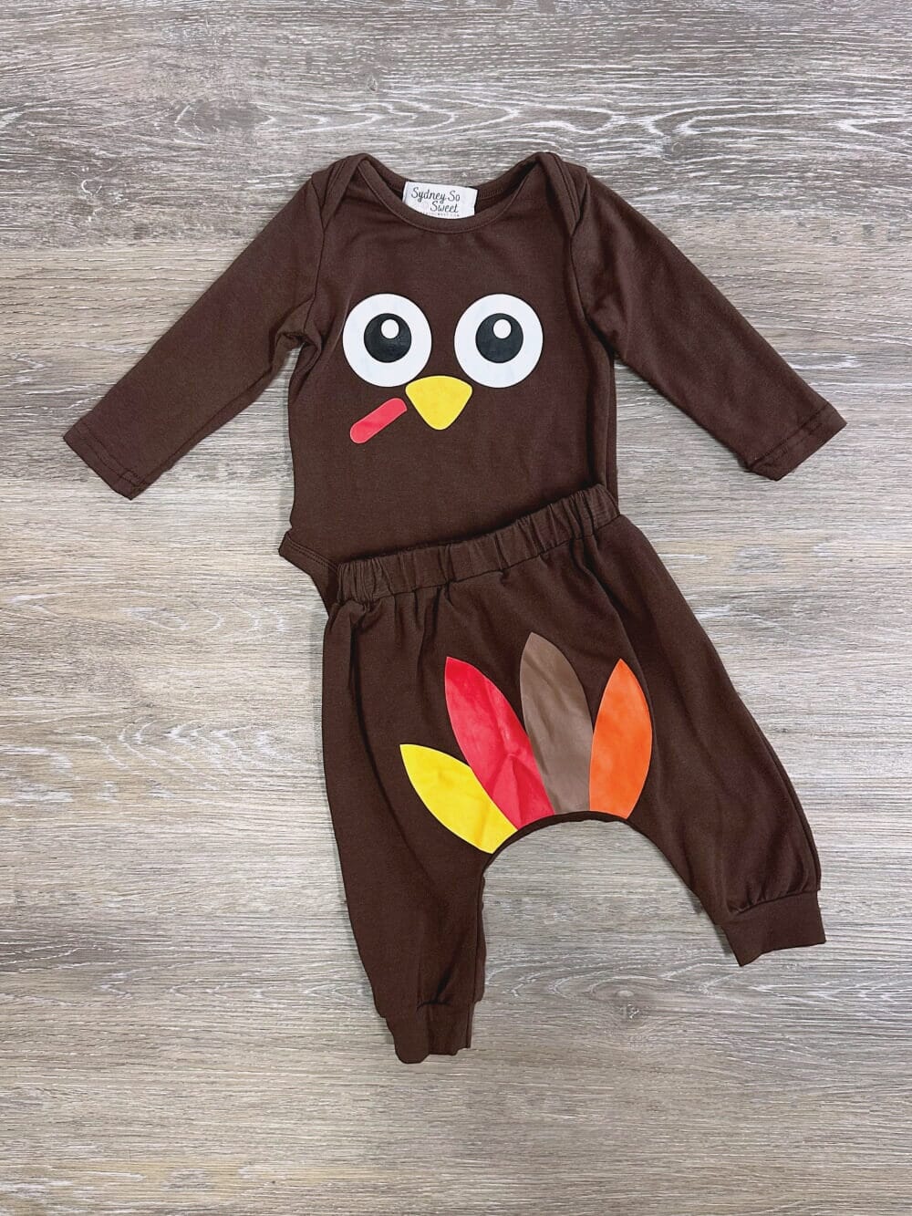 Little Turkey 2 Piece Romper & Lounge Pants、mySite、camillekostekn