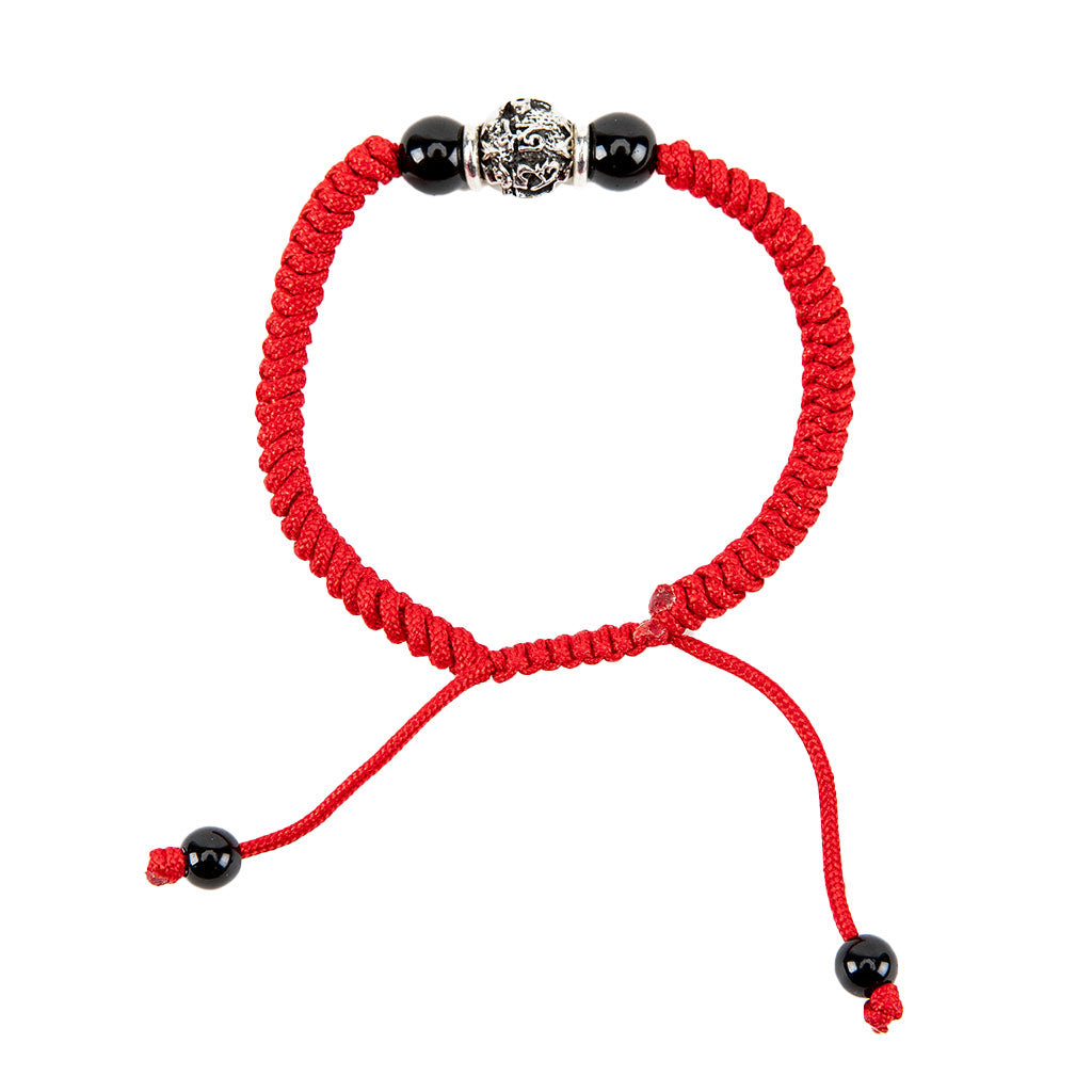 Adjustable Red Om Mani Bracelet、mySite、topwebapps
