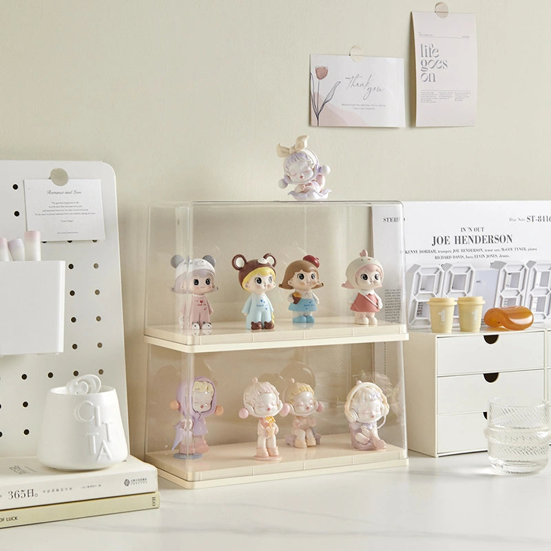  Multi-Level Display Case, Dust-proof, Tiered, with Rounded Corners、mySite、greenlandpopulation