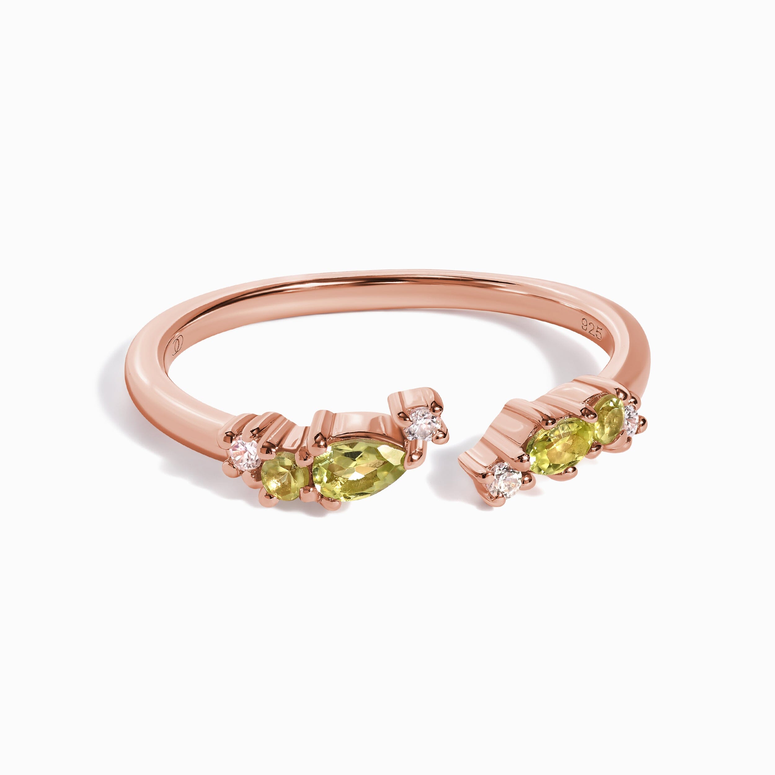 Adjustable Peridot Ring Flourish - August Birthstone、mySite、hinf8tx79