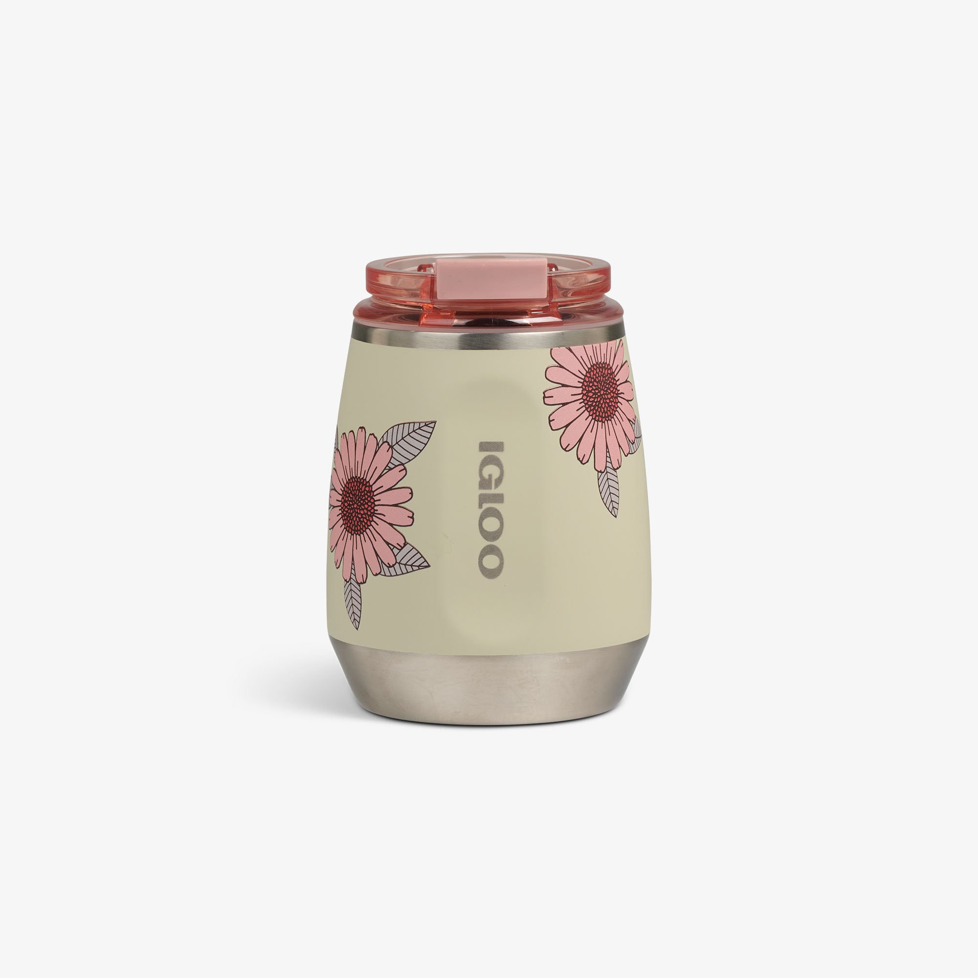 Floral 10 Oz Wine Tumbler、mySite、noshort