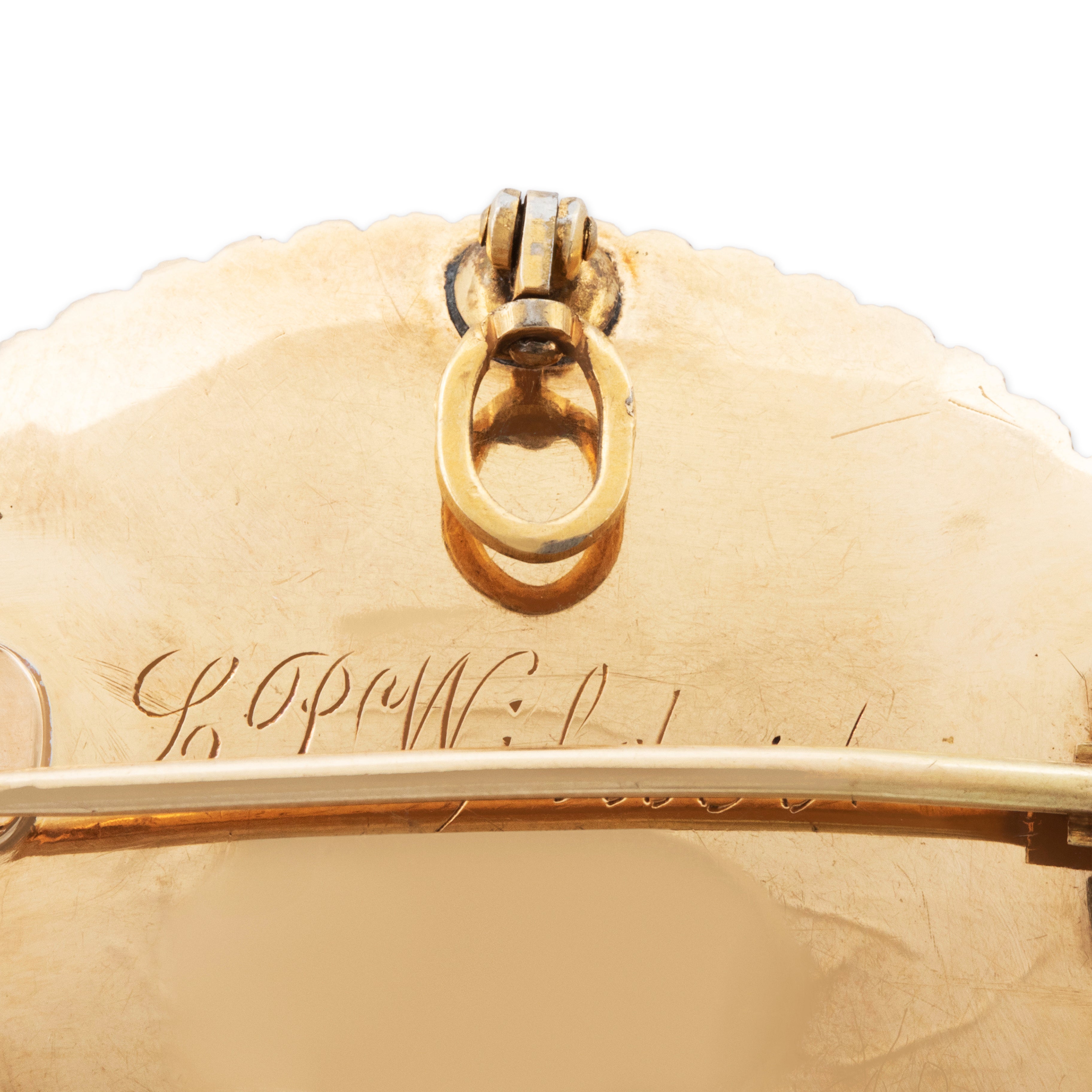 Antique Victorian Large 14k Yellow Gold Onyx Pearl Floral Bouquet Pin / Pendant、mySite、hinf8tx79