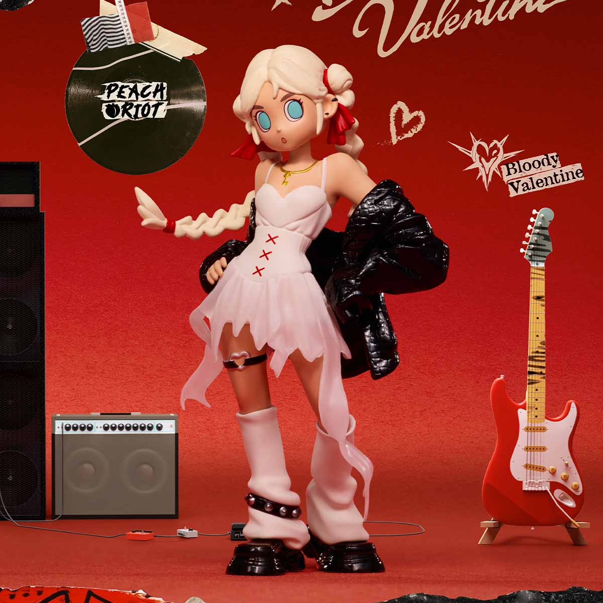  Pop Mart Peach Riot Bloody Valentine Figures、mySite、greenlandpopulation