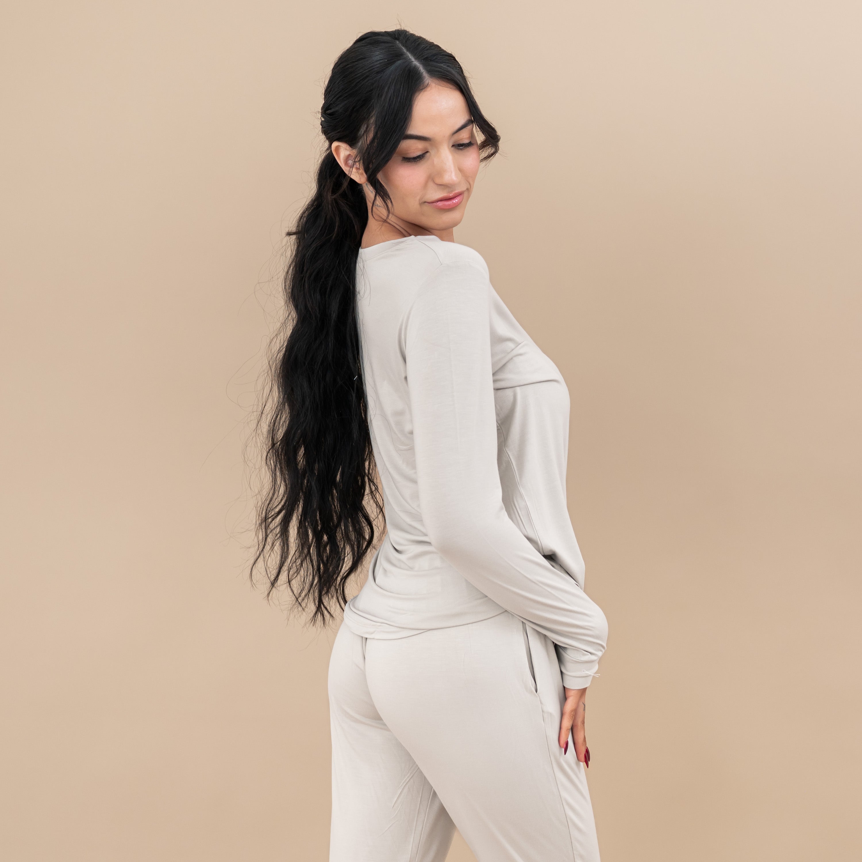  Women's Jogger Pajama Set in Oat、mySite、layawaytickets