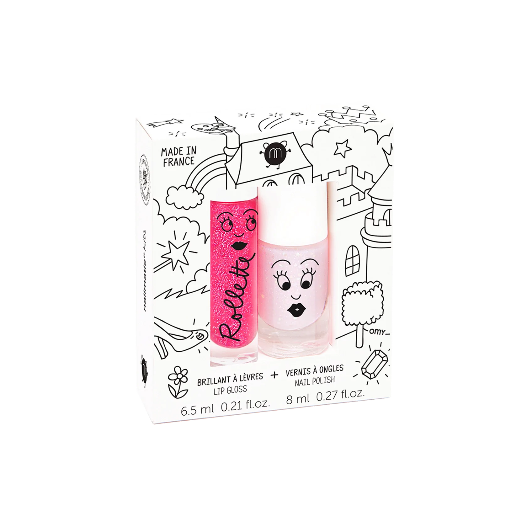 Nail Polish + Lip Gloss Set - Fairytales、mySite、g9winljtr