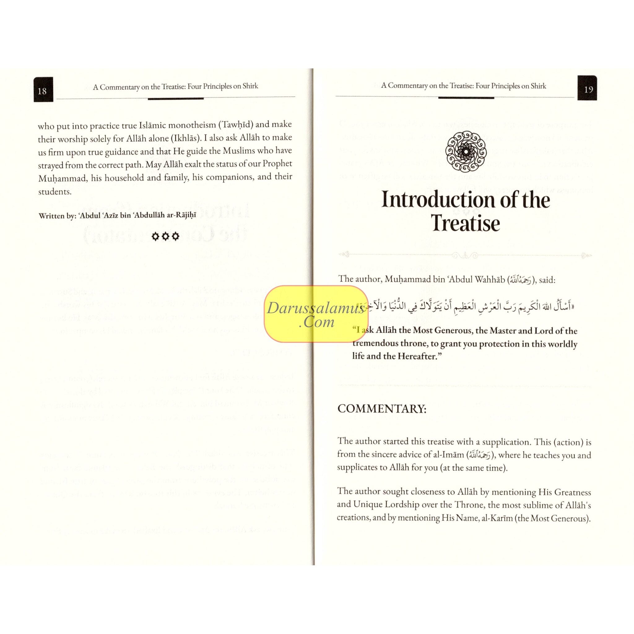 A Commentary on the Treatise: Four Principles on Shirk、mySite、topwebapps