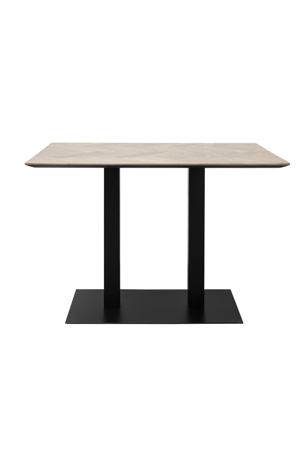 Square Pedestal Dining Table | Versmissen Herringbone、mySite、neckold