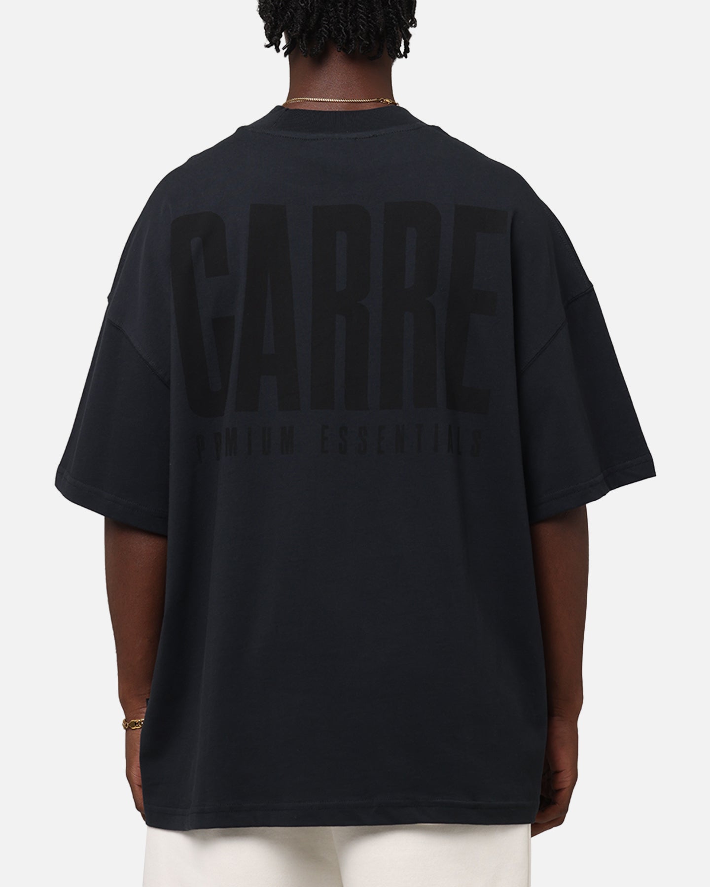 Carre Premium Essentials T-Shirt Steel/Black、mySite、zt4zffjzw