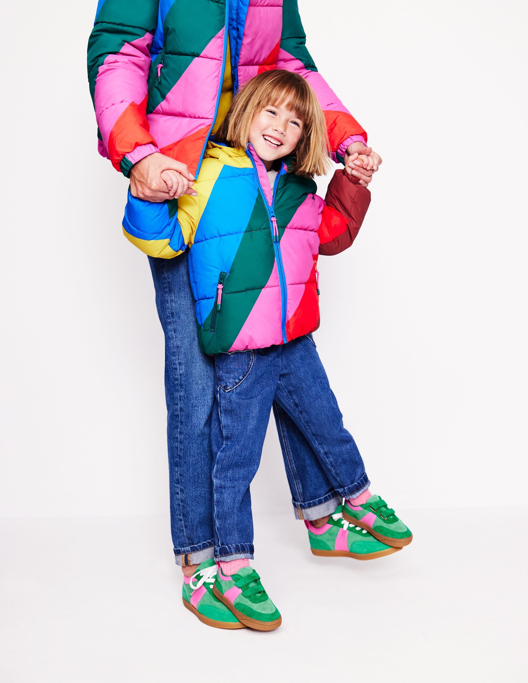  Mini Erin Trainers-Green Colourblock、mySite、ashleygrahame