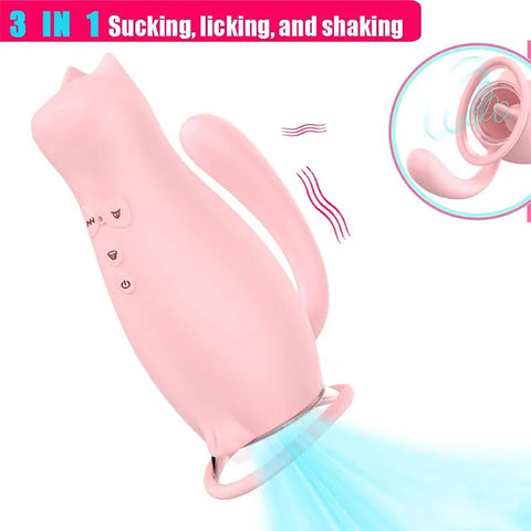 Cat Clitoral Suction Vibrator