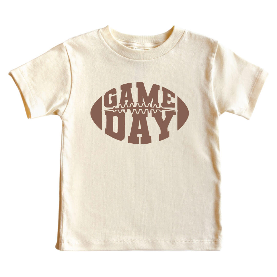 Football Game Day Kids Graphic Tee | Natural、mySite、layawaytickets