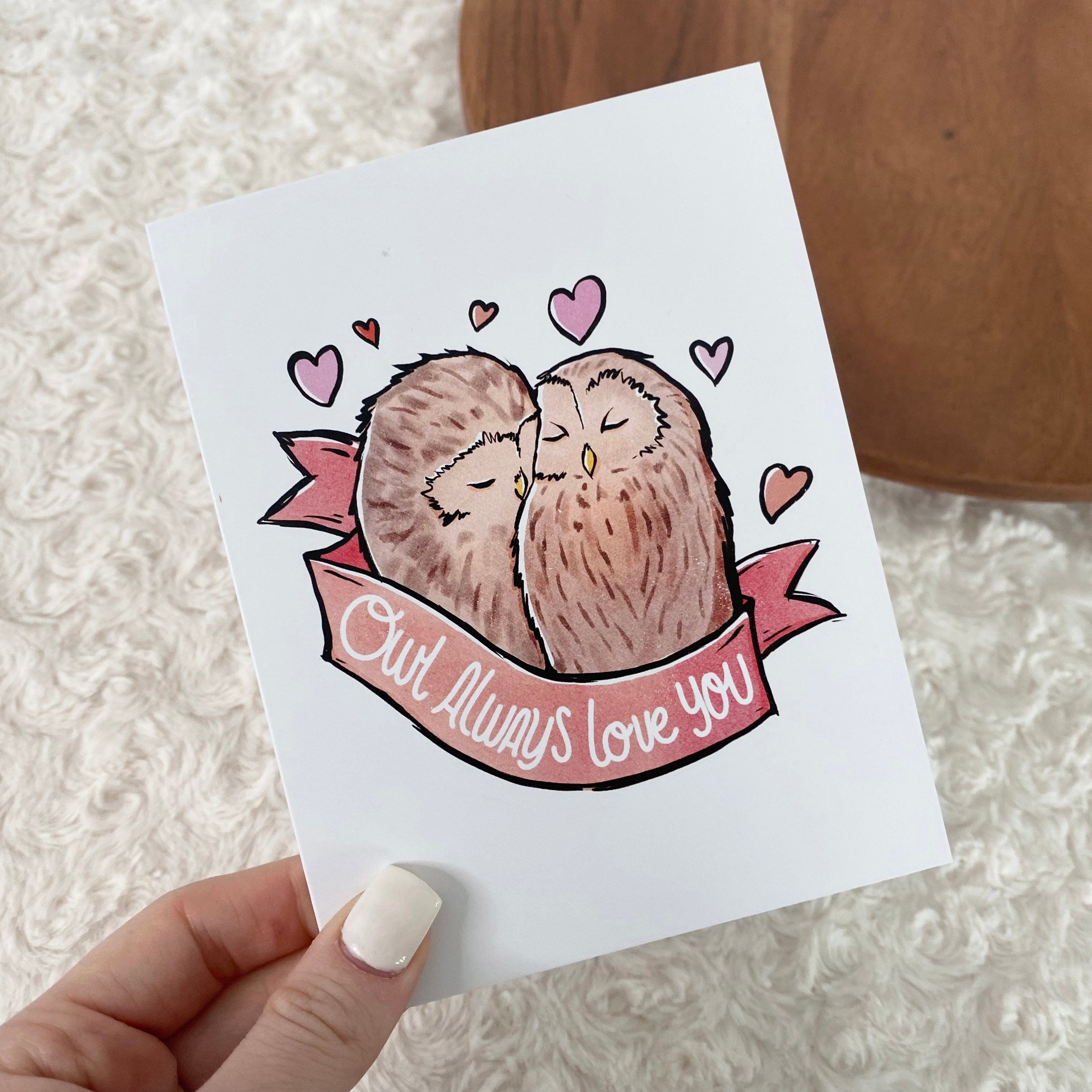  Owl Always Love You Greeting Card、mySite、elrpsem3k