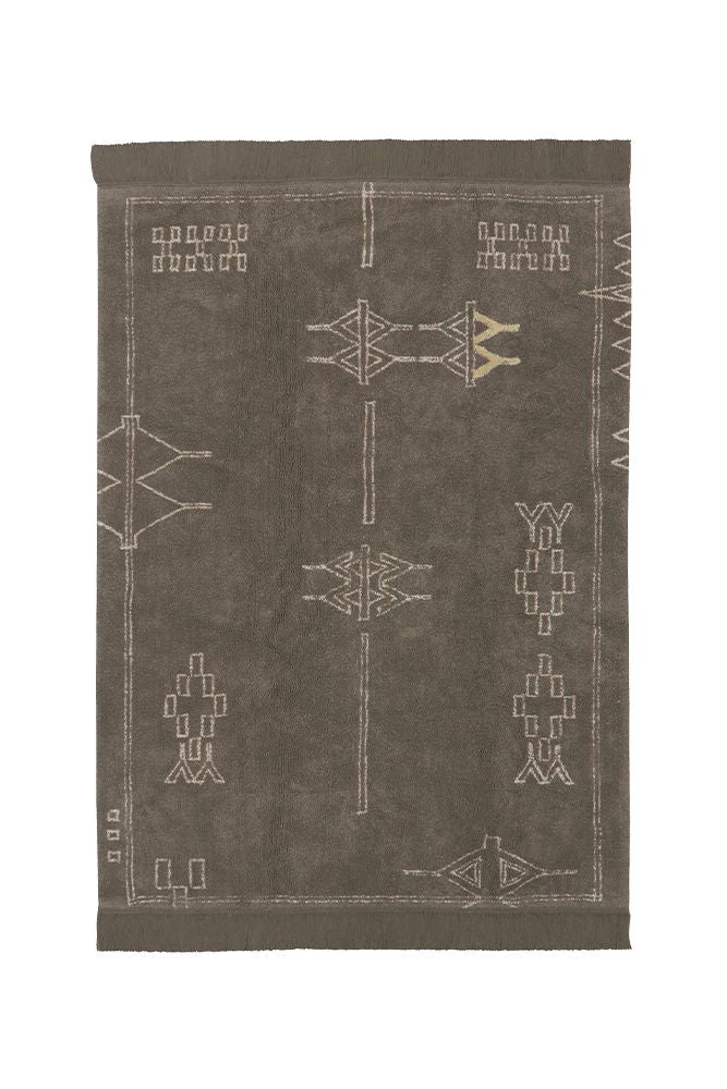 WASHABLE AREA RUG KERMAN BROWN、mySite、gigharbornorthrealestate