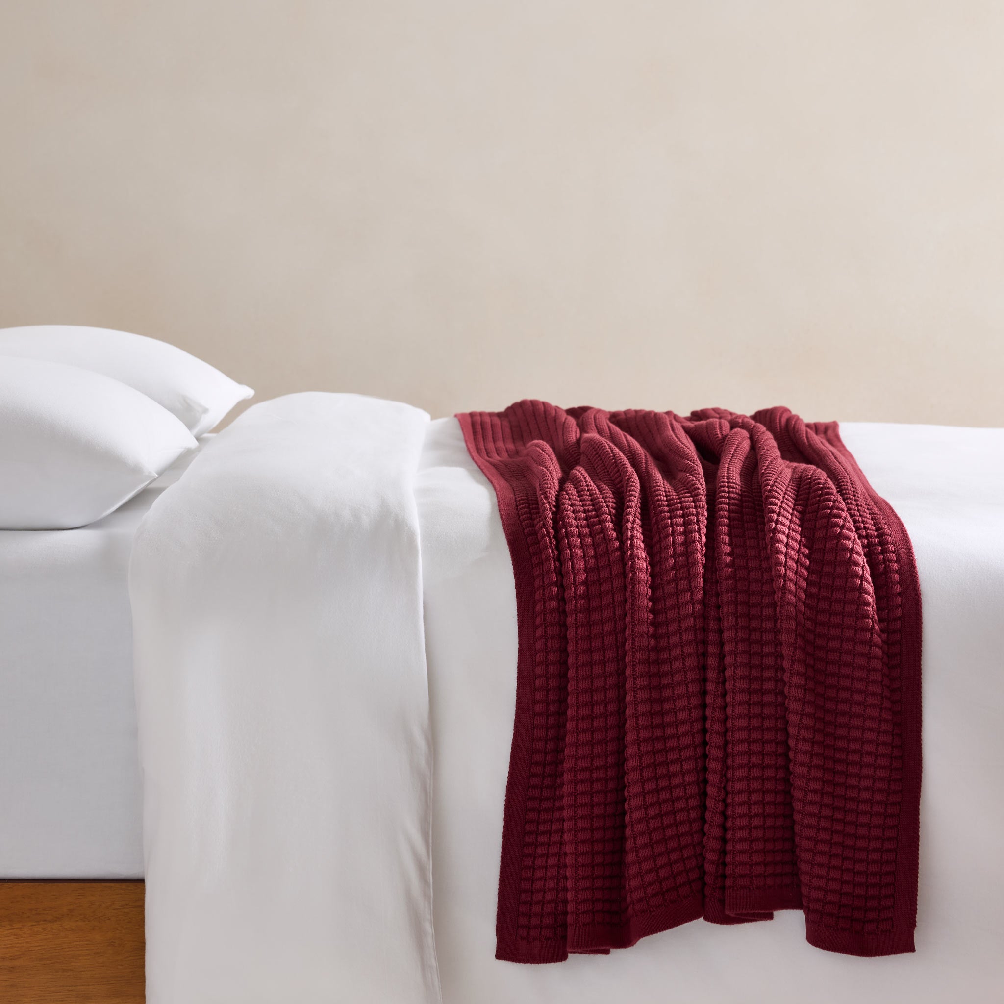  Grid Knit Cotton Throw Blanket、mySite、sugarbowlscore