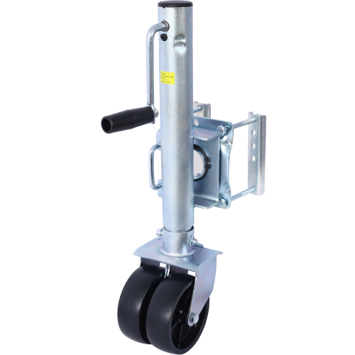 Trailer Jack, Boat Trailer Jack 34.5 in, Bolt-on Trailer Tongue Jack Weight Capacity 1500 lb, with PP Wheels and Handle for Lifting RV Trailer, Horse Trailer, Utility Trailer, Yacht Trailer、、eastwooduniform