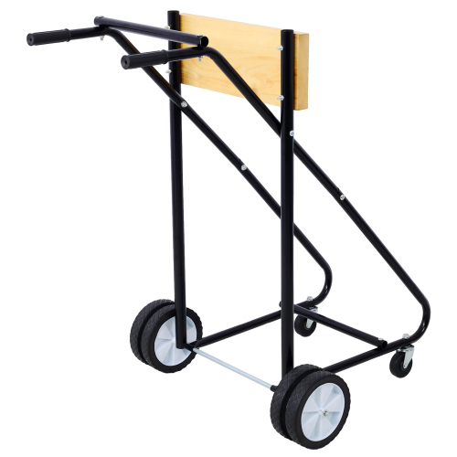 Outboard Boat Motor Stand, Engine Carrier Cart Dolly for Storage, 315lbs Weight Capacity, w/Wheels (black)、、eastwooduniform