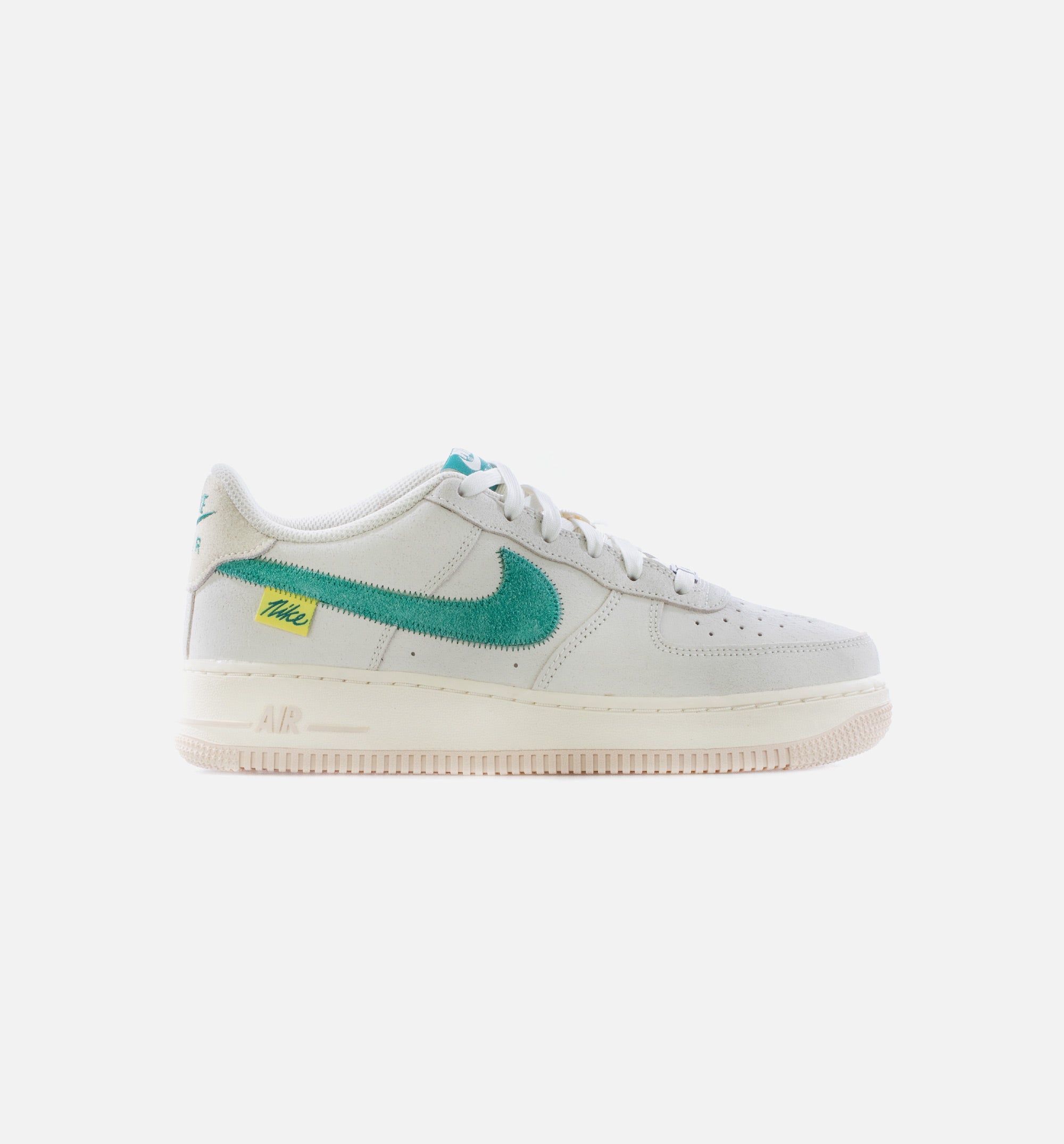Air Force 1 LV Test of Time Grade School Lifestyle Shoe - Sail/Coconut Milk/Pearl White/Green Noise、mySite、dreamappss