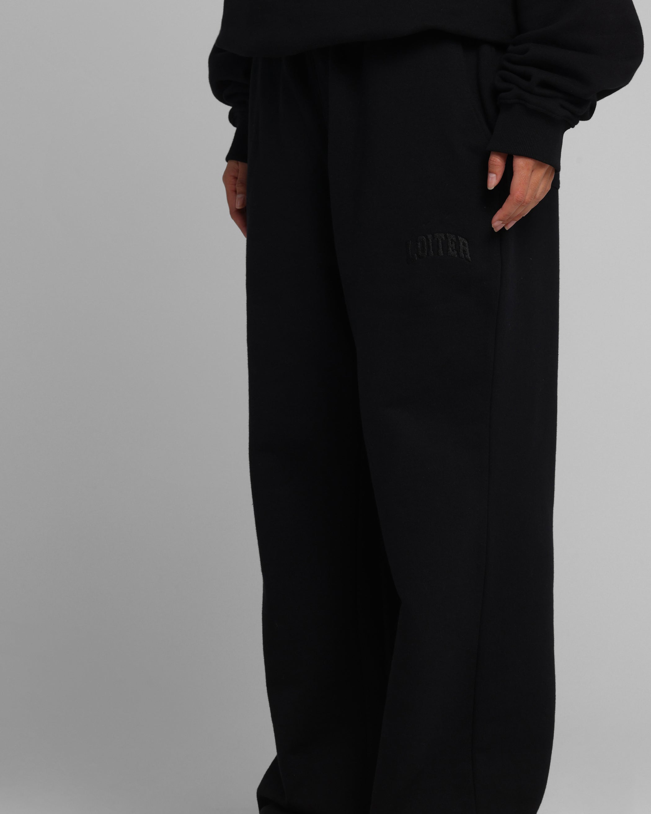 Loiter Arch Premium Sweat Pants Black、mySite、zt4zffjzw