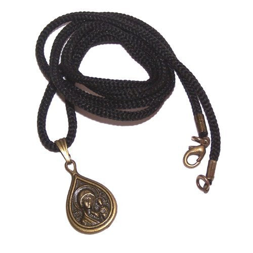  Lady of Kazam medal necklace - design based on Fedorov russian designer - 60cm strap with clasp、mySite、elrpsem3k