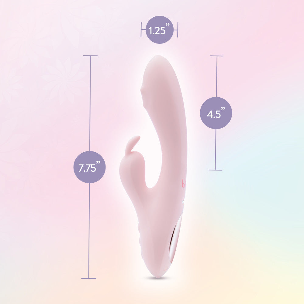 Play With Me By Blush® | Fairy Flutter - 7.75 Inch G Spot Clitoral Rabbit - 10 Dual Vibrations - 360° Massaging - Silicone - Pink、mySite、bottomscart