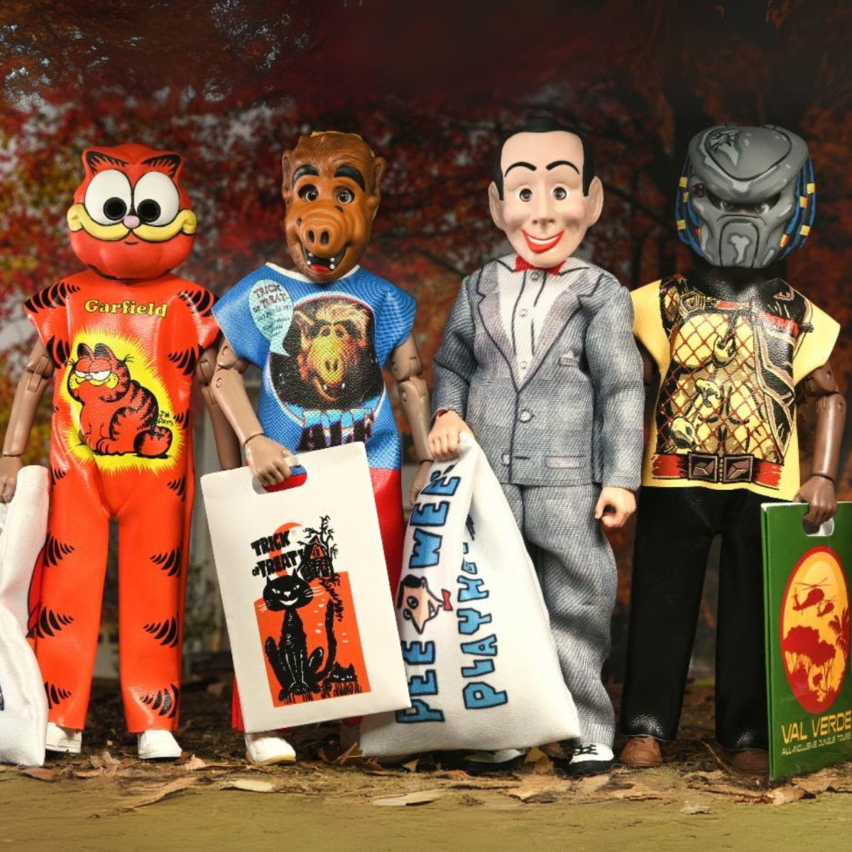 NECA Ben Cooper Costumes Series 8: 80's at 8 Set of 4 (6 Clothed Figures)、mySite、hgirdovlk