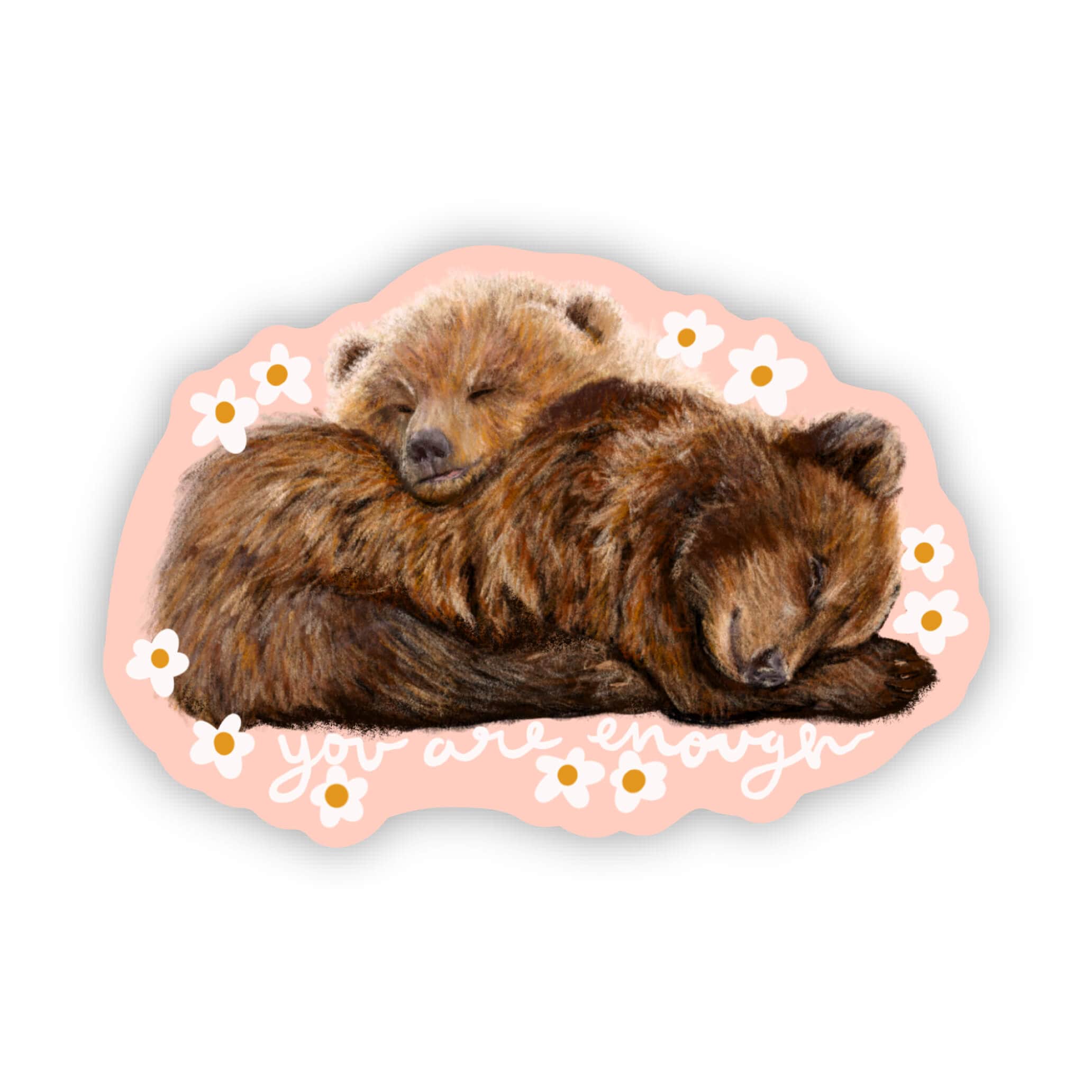  You are enough pink bears sticker、mySite、ghnorth