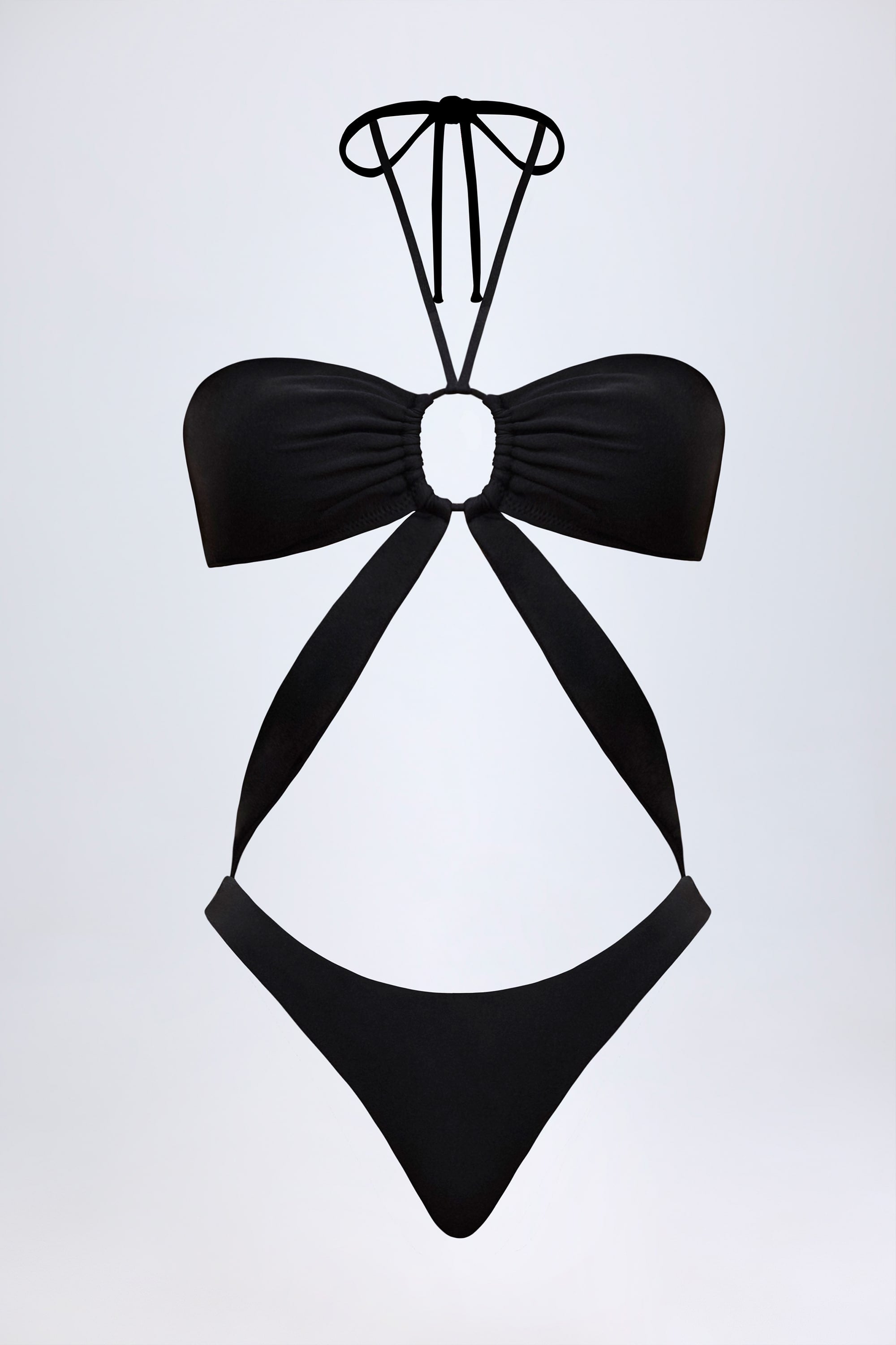  Cut-Out Halterneck Swimsuit in Black、mySite、sugarbowlscore