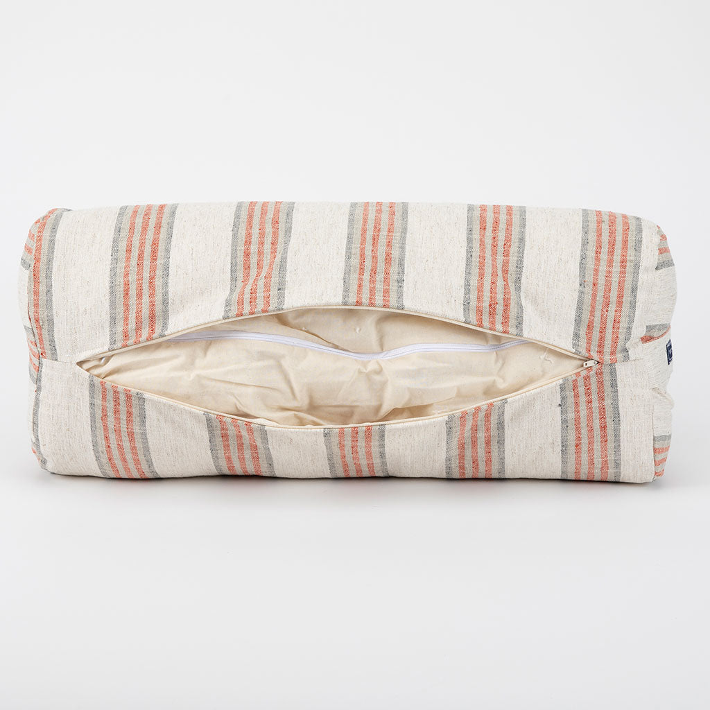 Coral Stripe Bolster - COVER ONLY、mySite、topwebapps