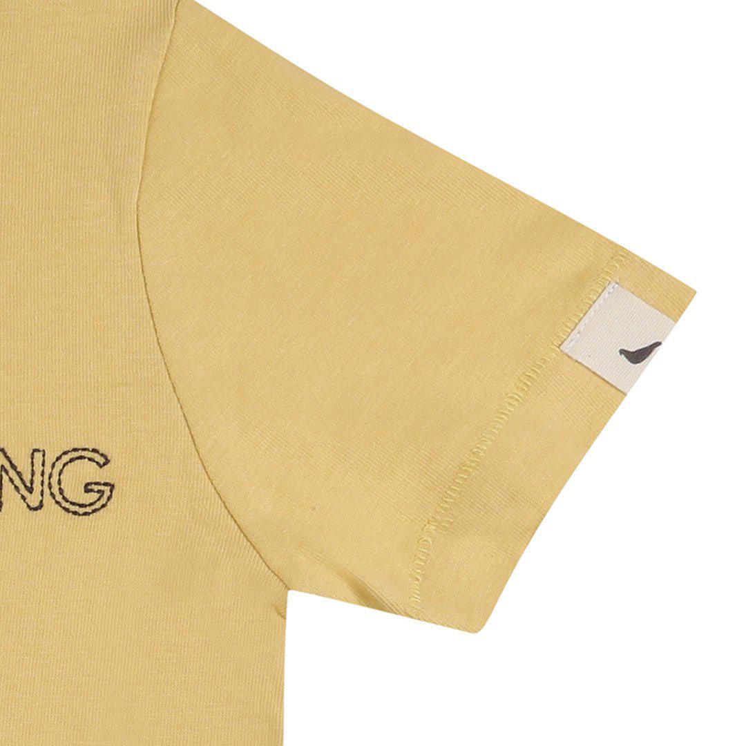  Turtledove London Living Life Embroidered T-Shirt - Sunshine、mySite、merchandisen