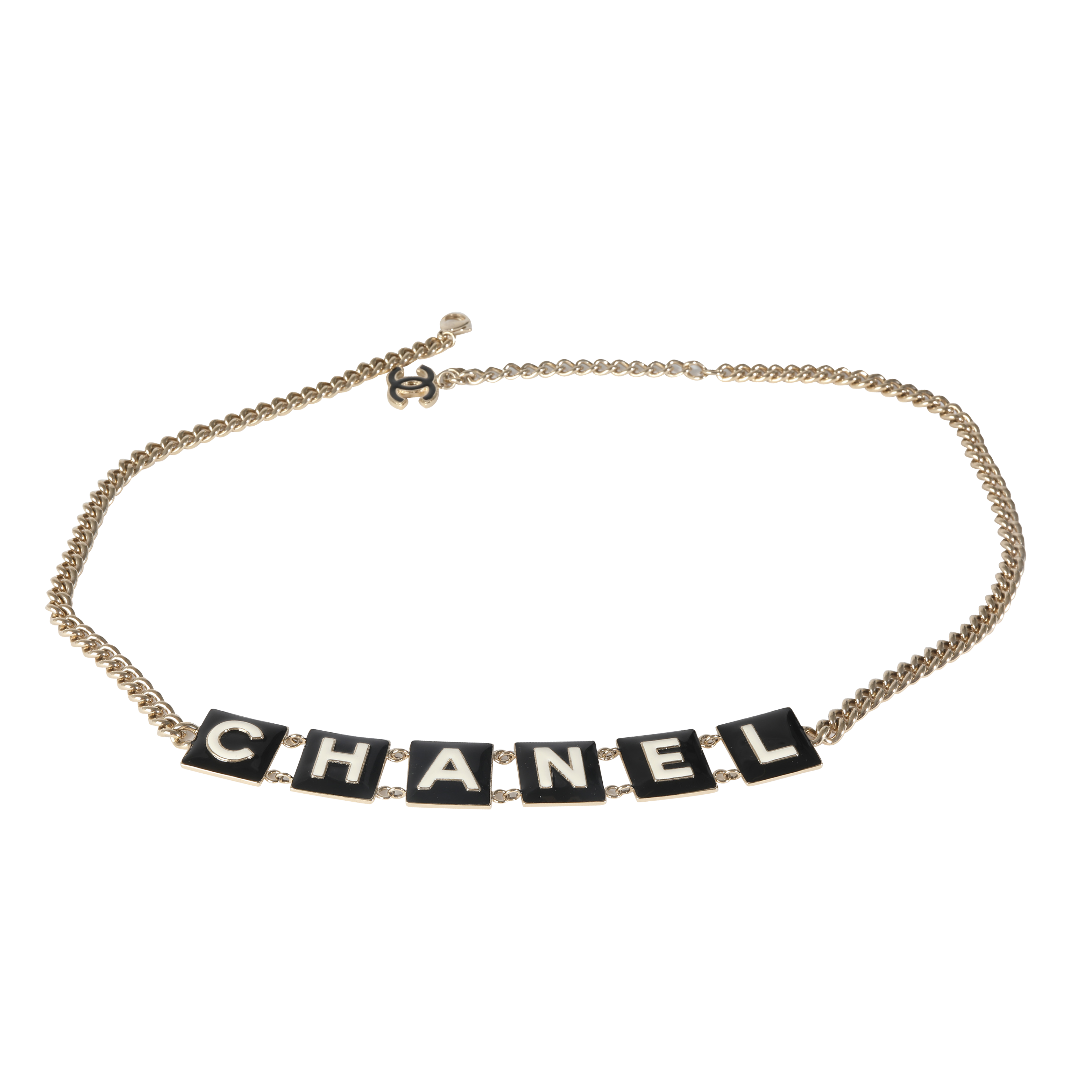 2022 Black & White Enamel Gold Plated Logo Belt、mySite、garagedoors4me