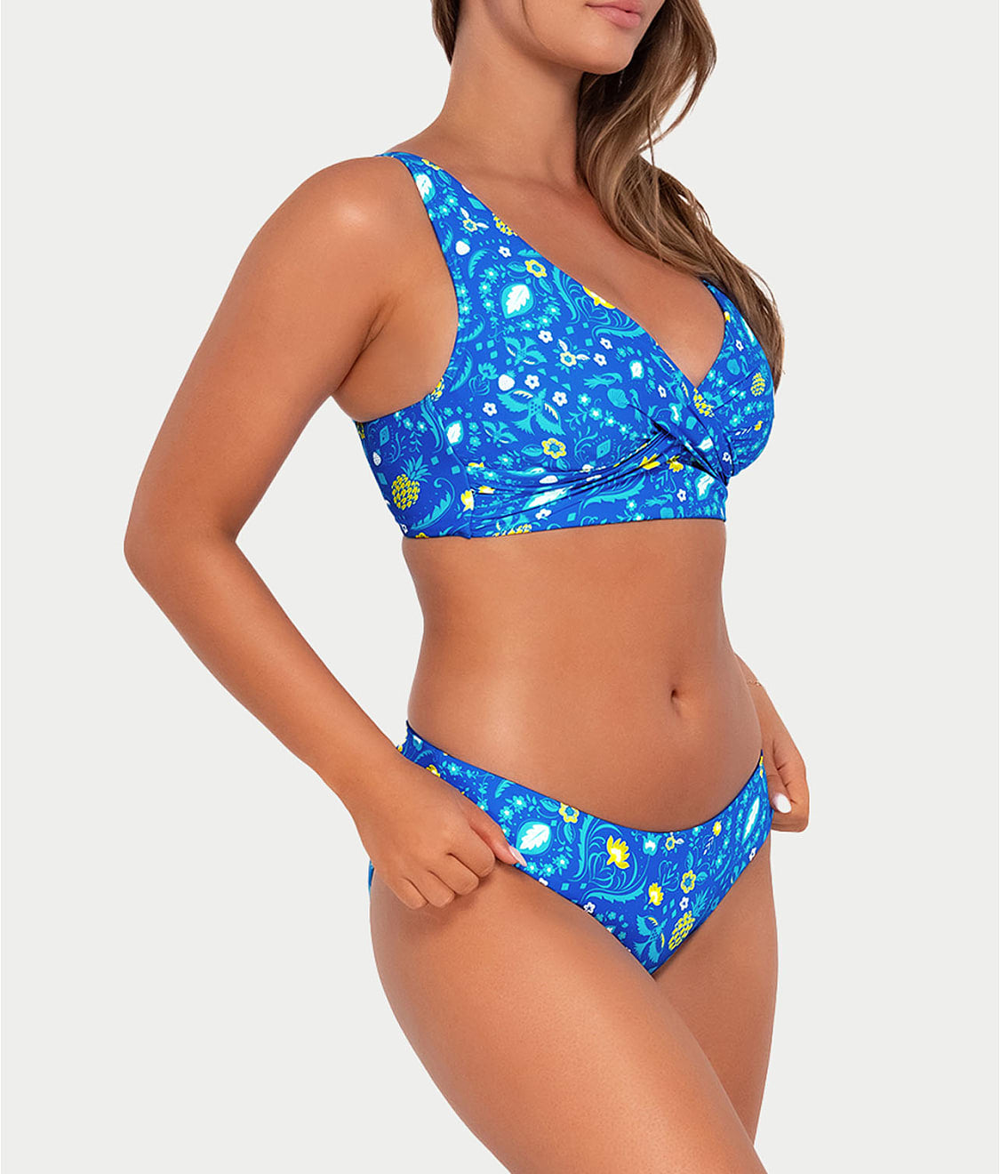  Printed Elsie Underwire Wrap Bikini Top、mySite、justintrudeaud