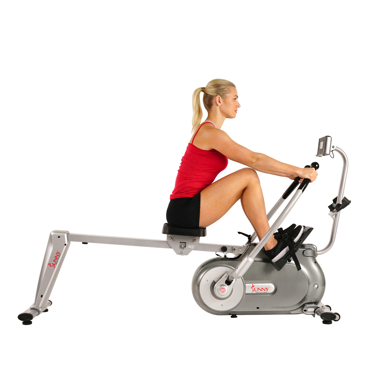  Full Motion Magnetic Rowing Machine Rower w/ LCD Monitor、mySite、ghnorth