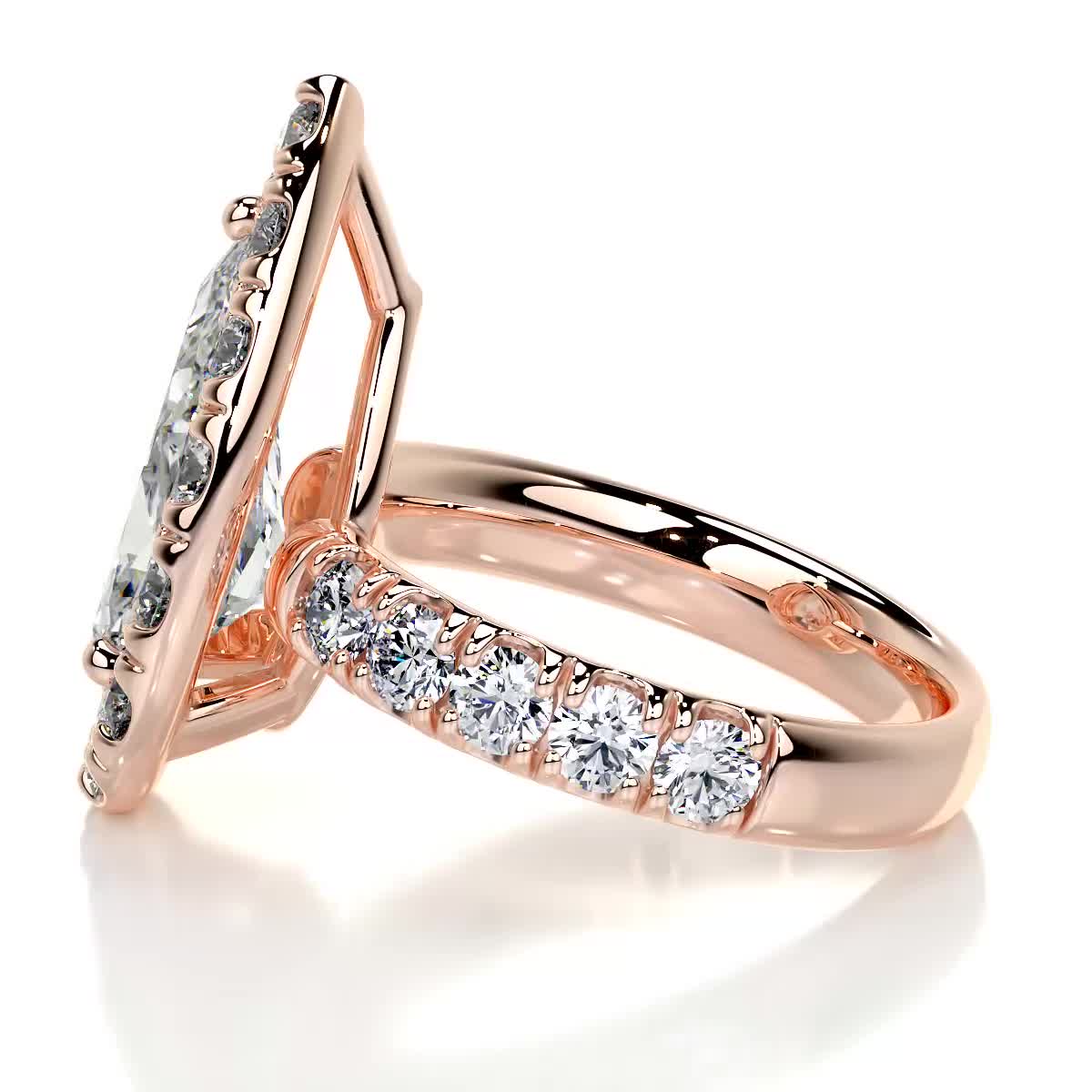 Maya Diamond Engagement Ring -14K Rose Gold、mySite、hinf8tx79