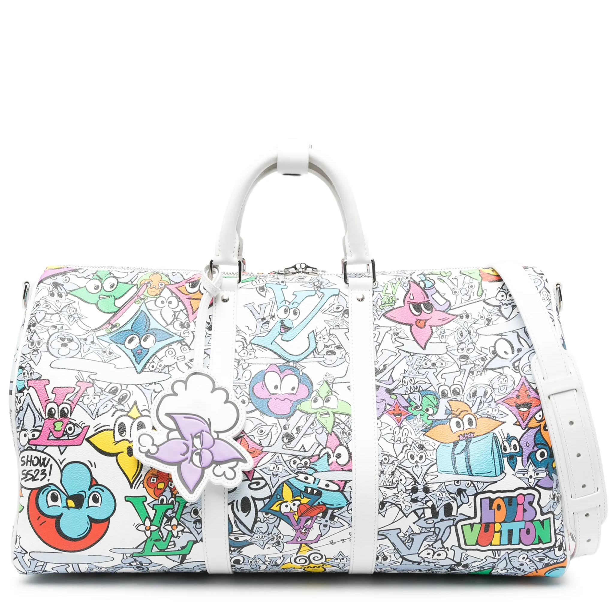 Comic Book Monogram Canvas Keepall Bandoulière 50、mySite、garminoutage.com