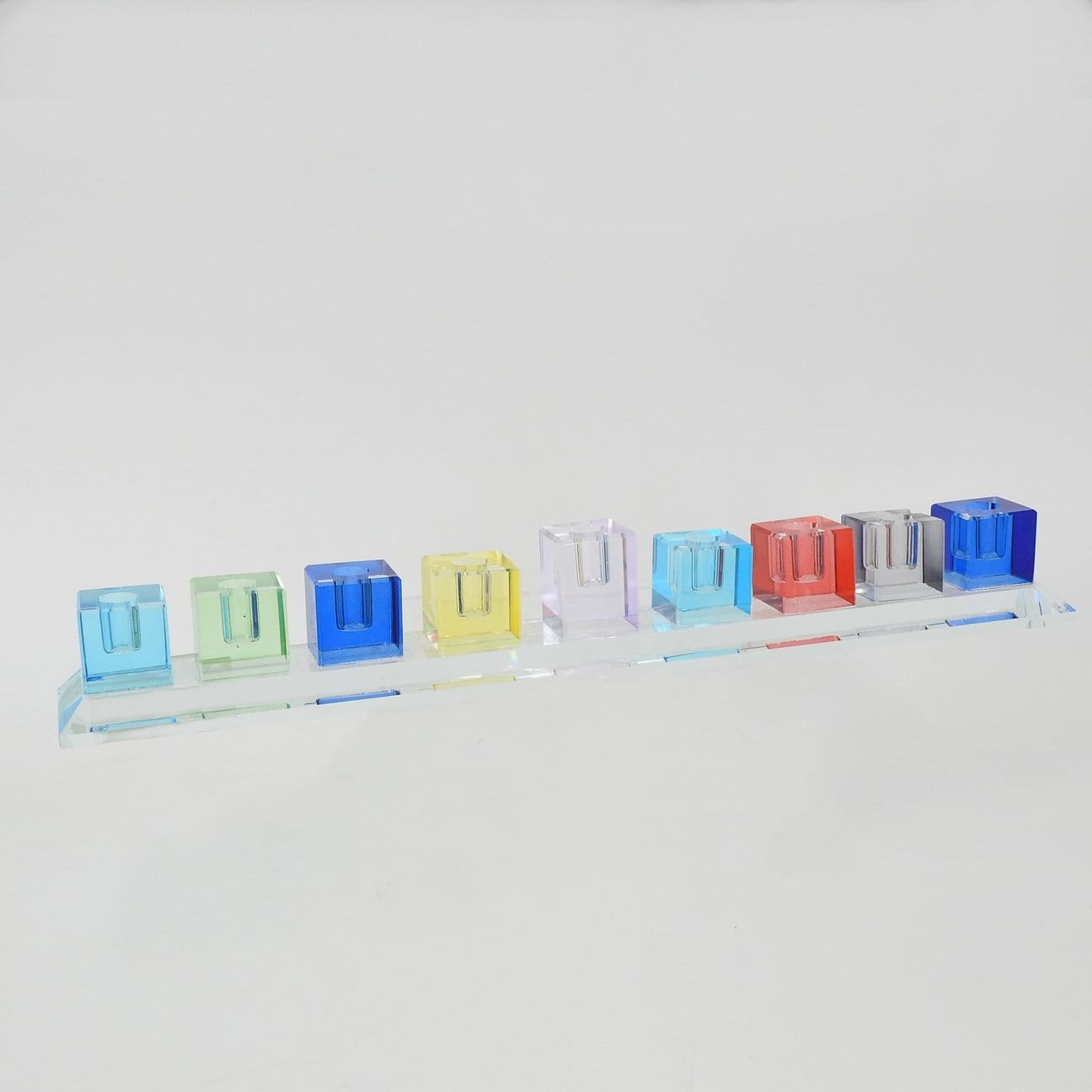 Crystal Cube Menorah Multicolored、mySite、topwebapps