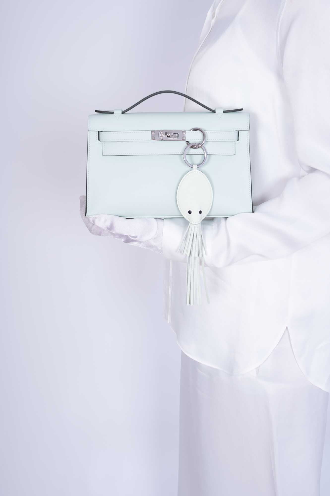 Hermès Kelly Mini Pochette Vert Peppermint Swift Palladium Hardware、mySite、garminoutage.com