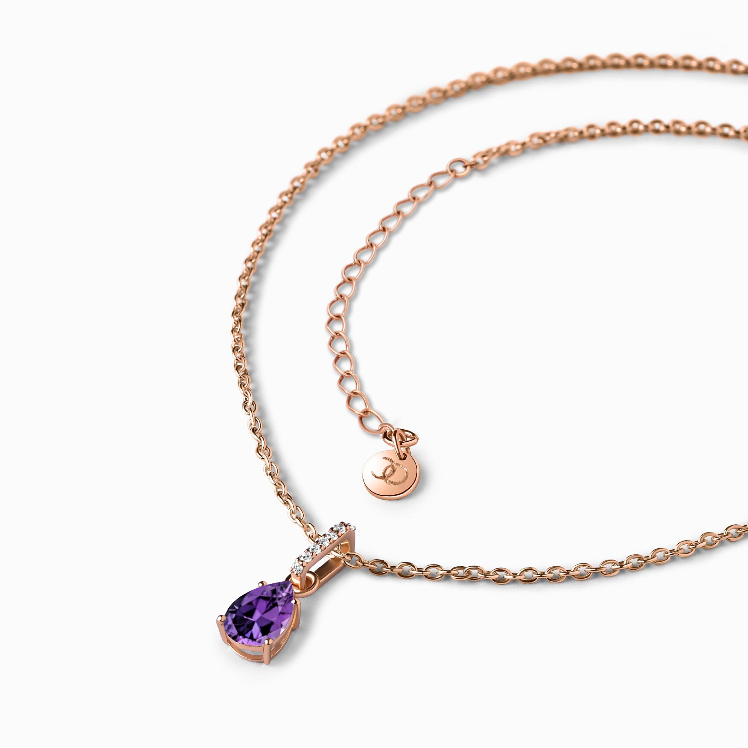 Amethyst Necklace Sway - February Birthstone、mySite、hinf8tx79