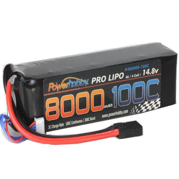  PHB4S8000100CTRX, 4S 14.8V 8000MAH 100C Lipo Battery, w/ Genuine Traxxas Plug, for X-Maxx 8S、mySite、merchandisen