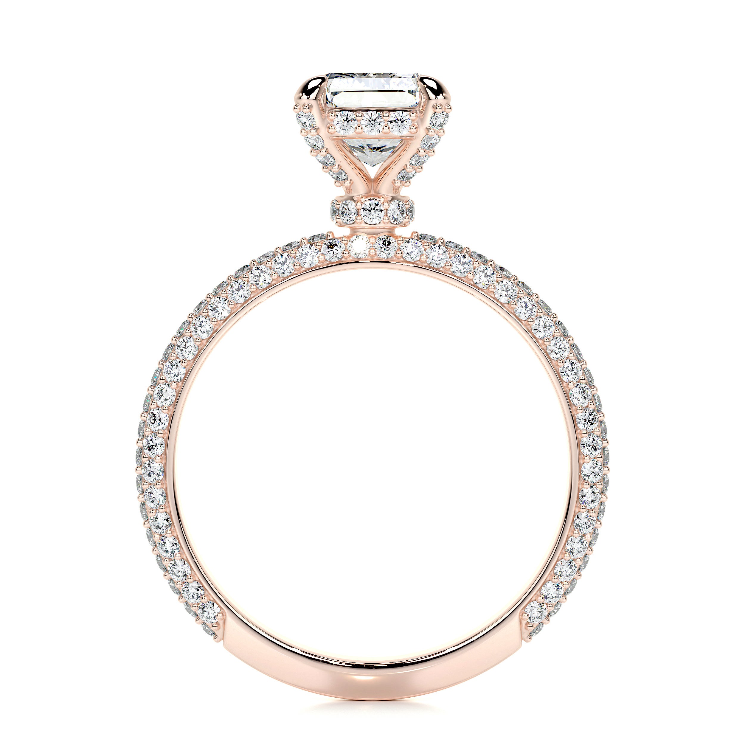 Milly Lab Grown Diamond Ring -14K Rose Gold、mySite、hinf8tx79